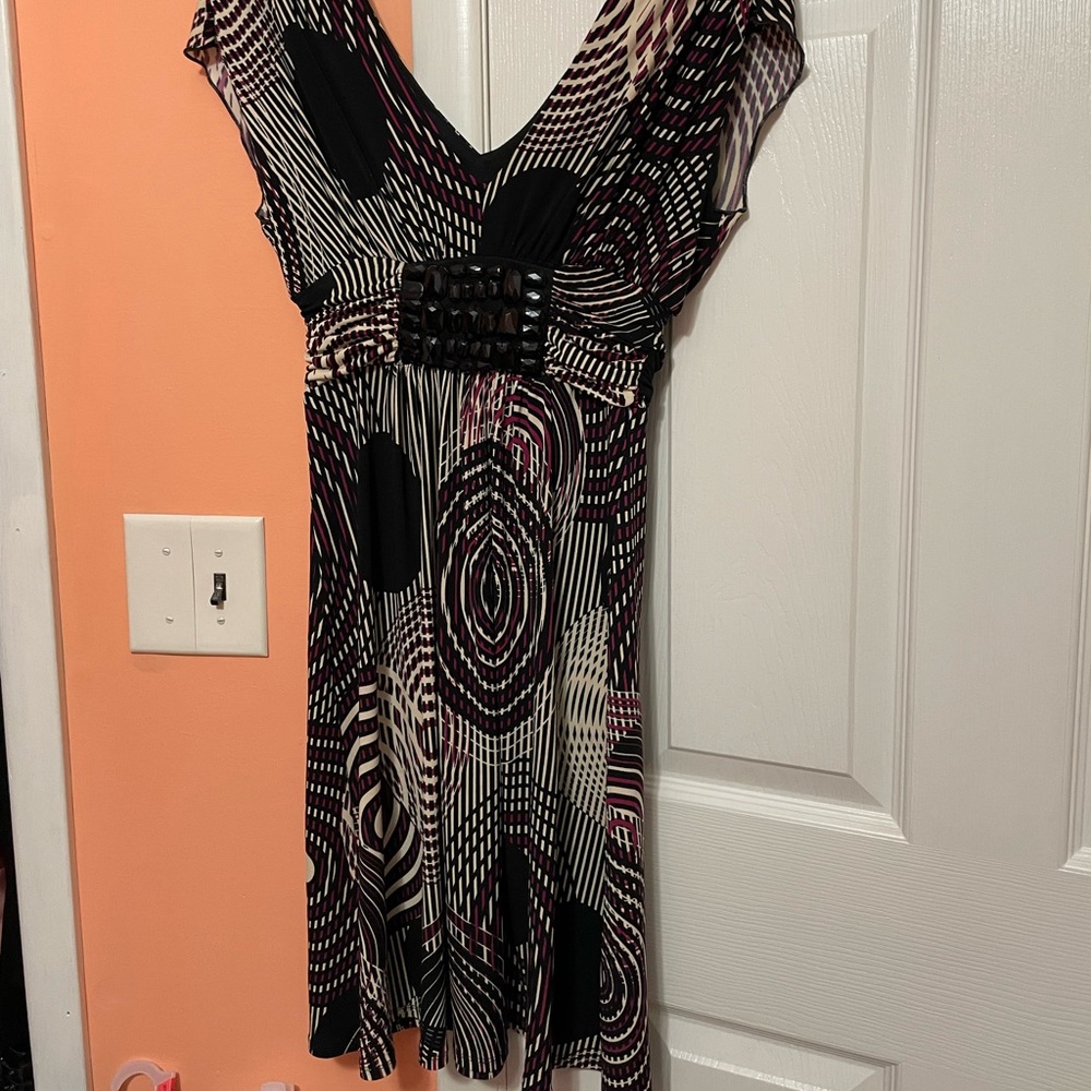 Black pattern dress